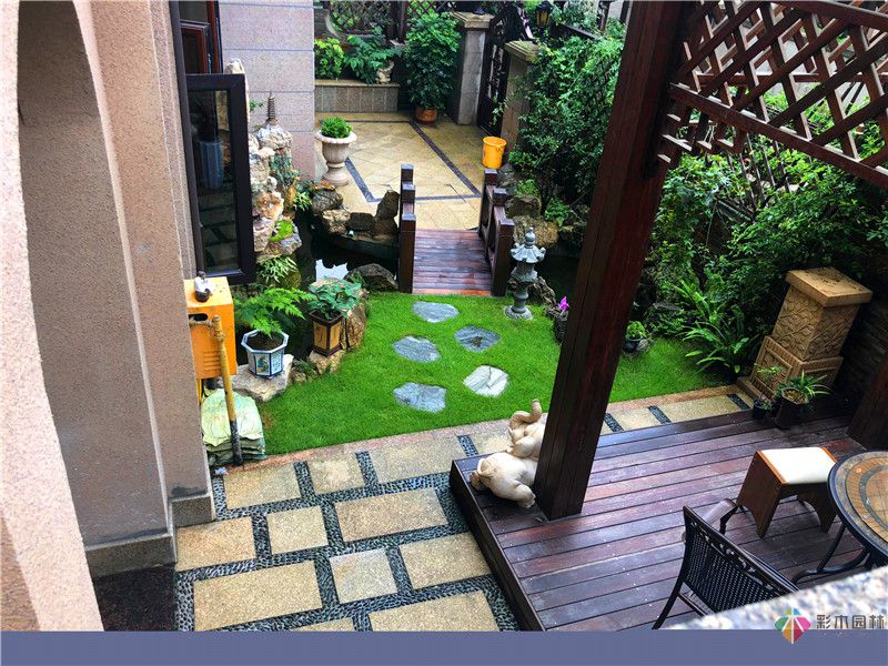 重慶茶園金科別墅庭院私家花園設(shè)計(jì)，讓您享受到自然