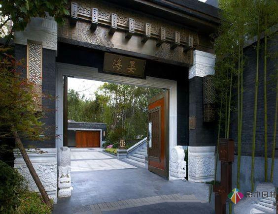 庭院設(shè)計——不同的材質(zhì)門設(shè)計出不同風(fēng)格的庭院入口