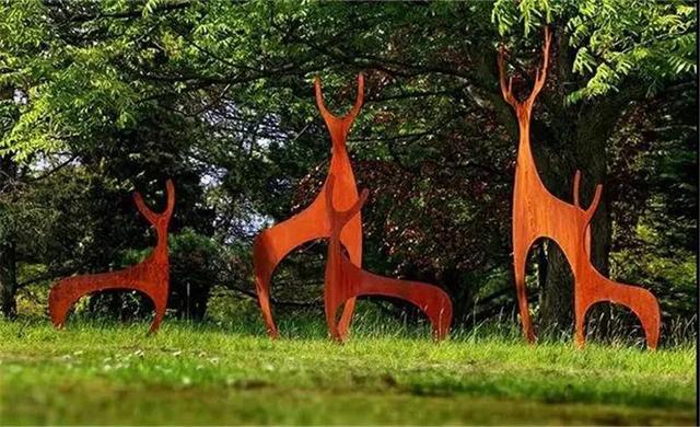 園林景觀設計中的動物小品，一不小心驚醒了精靈