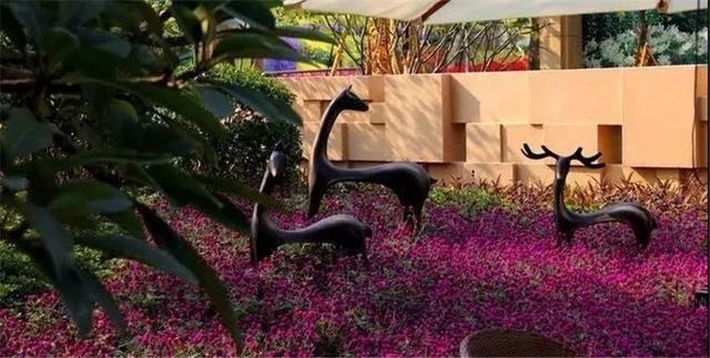 園林景觀設計中的動物小品，一不小心驚醒了精靈