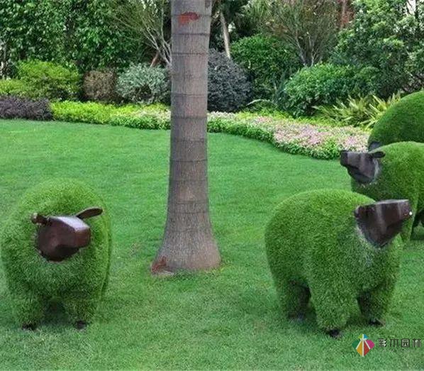 園林景觀設計中的動物小品，一不小心驚醒了精靈