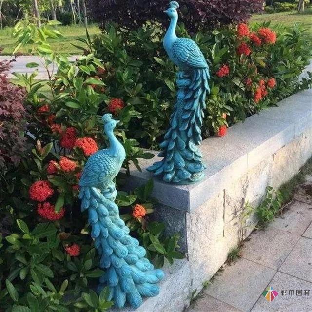 園林景觀設計中的動物小品，一不小心驚醒了精靈