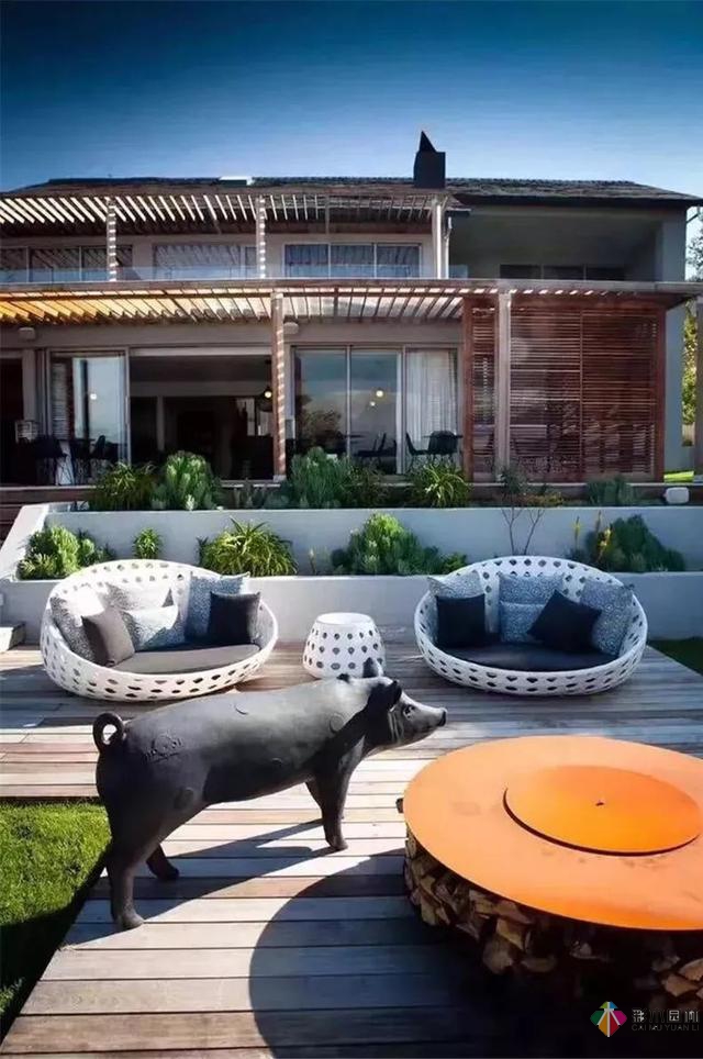 園林景觀設計中的動物小品，一不小心驚醒了精靈