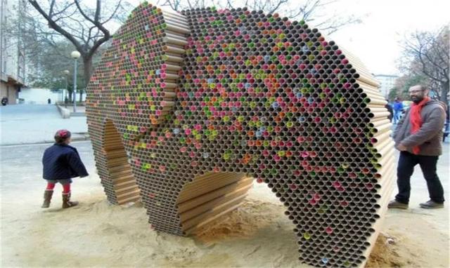 園林景觀設計中的動物小品，一不小心驚醒了精靈