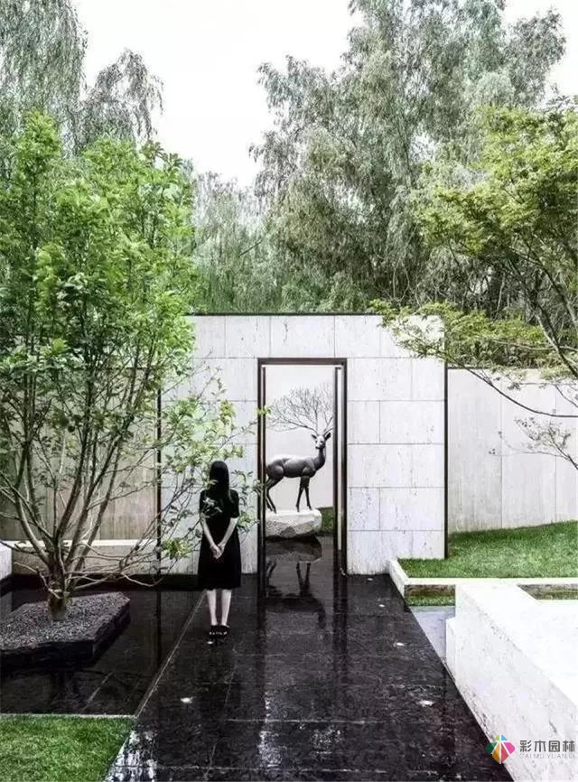 園林景觀設計中的動物小品，一不小心驚醒了精靈