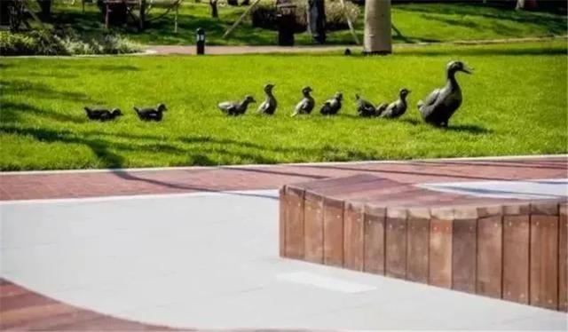 園林景觀設計中的動物小品，一不小心驚醒了精靈