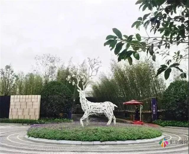 園林景觀設計中的動物小品，一不小心驚醒了精靈