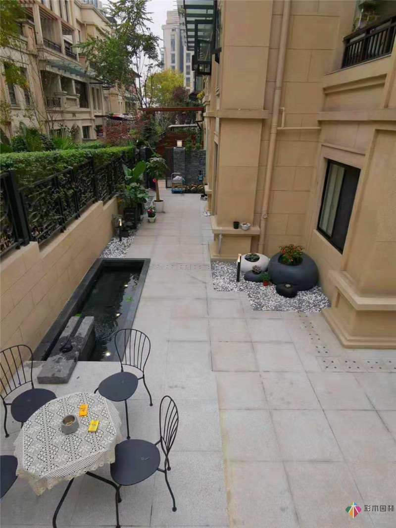 魯能公館私家花園設計實景圖